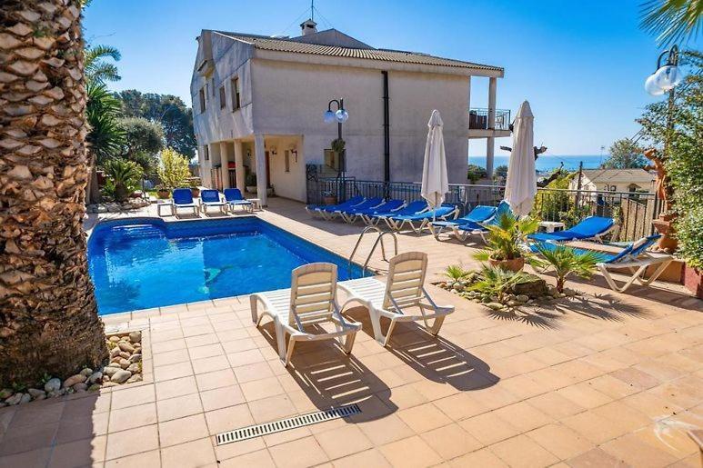 Vila Preciosa Casa 2000 M2 Piscina Mar Barbacoa Felicidad Santa Susanna Exteriér fotografie